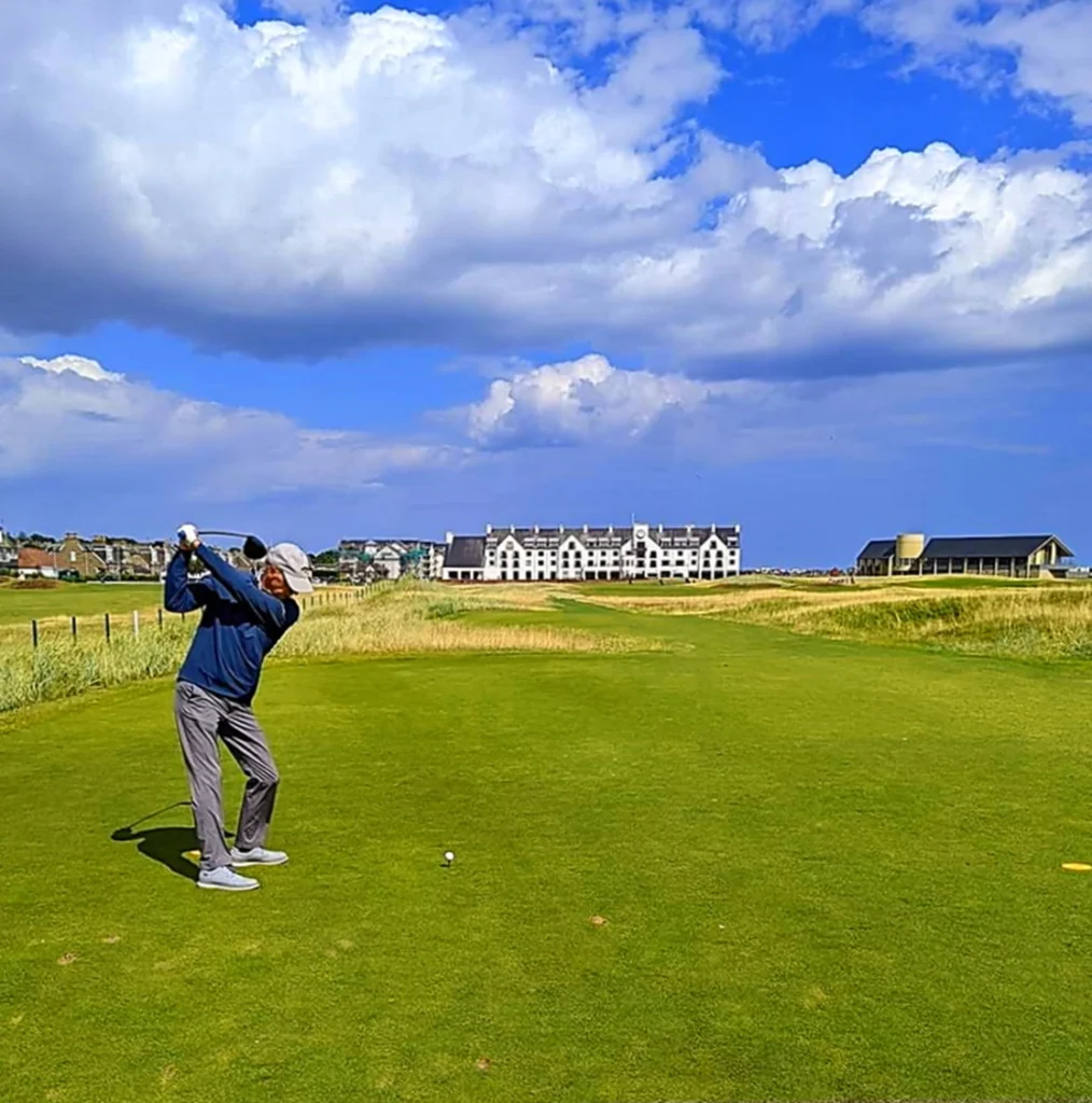 St Andrews, Carnoustie, Tunberry, Troon, Prestwick, Royal Aberdeen, Cruden Bay, Trump Aberdeen, & Gleneagles