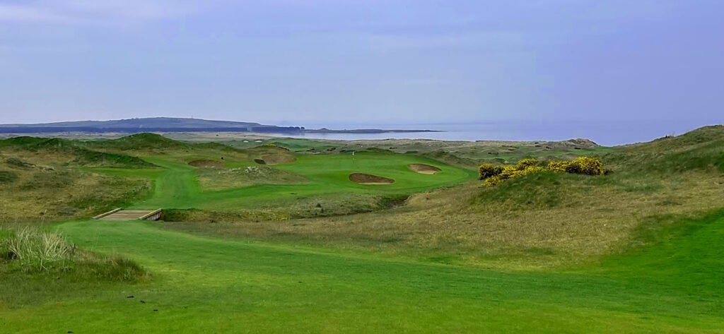 View from the first tee at Dumbarnie